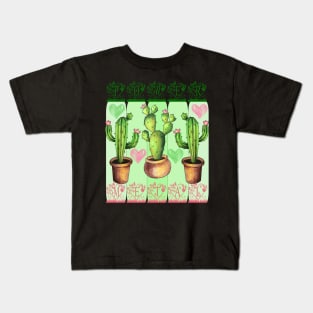 Power Metal Cacti Kids T-Shirt